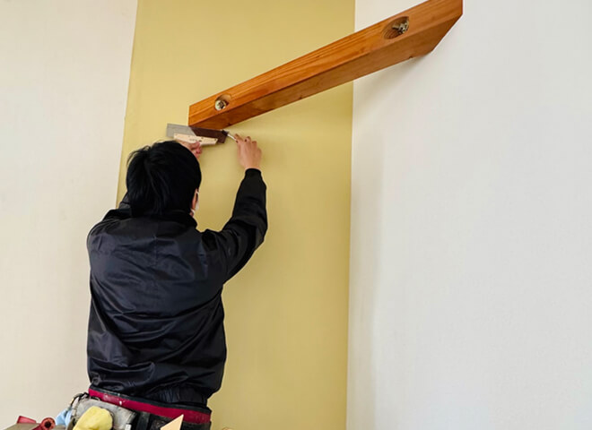 施工様子の写真